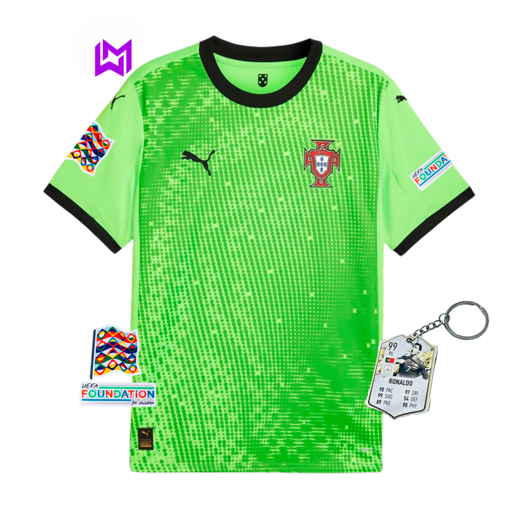 Camisola Portugal Guarda-Redes Verde 2025/26 PUMA - LANÇAMENTO! 🇵🇹