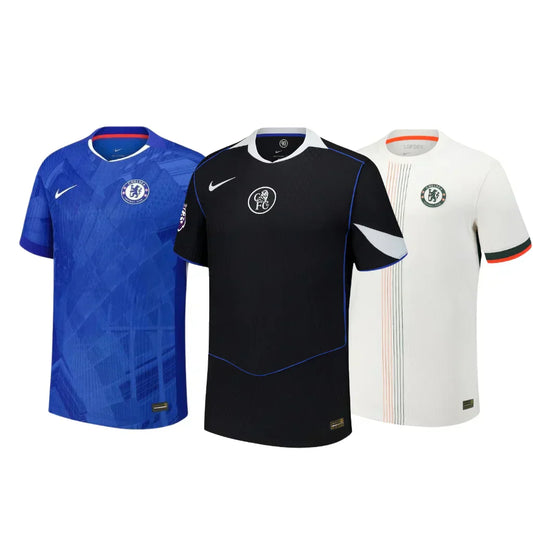 Combo Chelsea 3 Jerseys 25/26 for $109.90 Free Shipping Worldwide