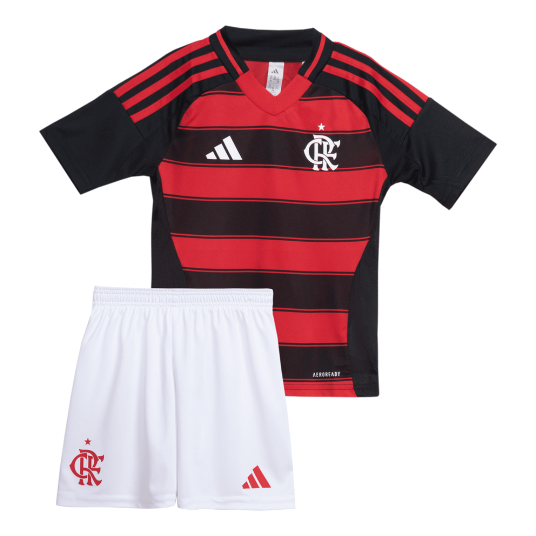 Conjunto Infantil Flamengo home 25/26