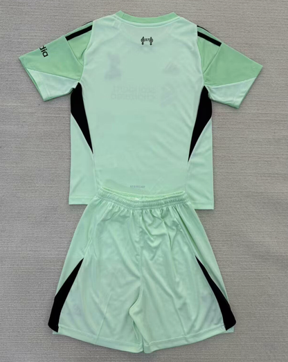 Kids Liverpool Goalkeeper Kit 2025/26