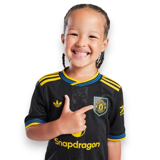 Kids Manchester United Third Kit 2025/26