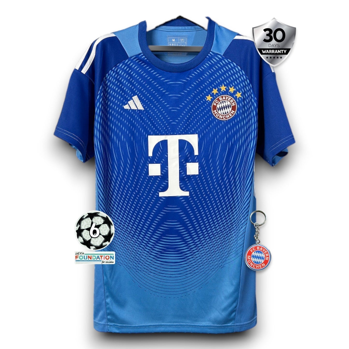 Bayern Munich Goalkeeper Blue Jersey 2025/26
