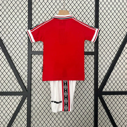 Kids Manchester United Home Kit 1999/2000 - Retrﾃｴ