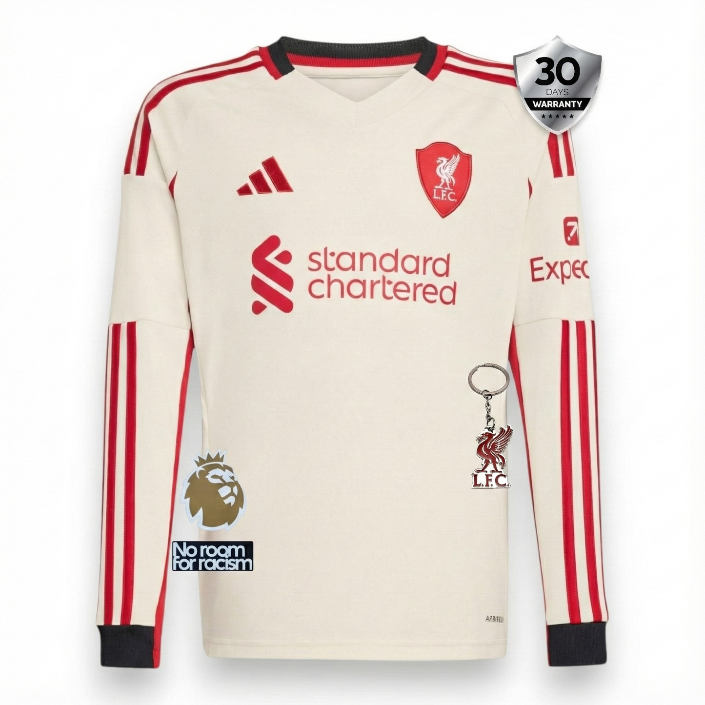 Liverpool Away Player Jersey 2025/26 - Long Sleeve