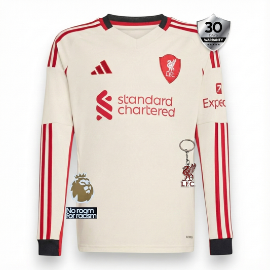 Liverpool Away Player Jersey 2025/26 - Long Sleeve