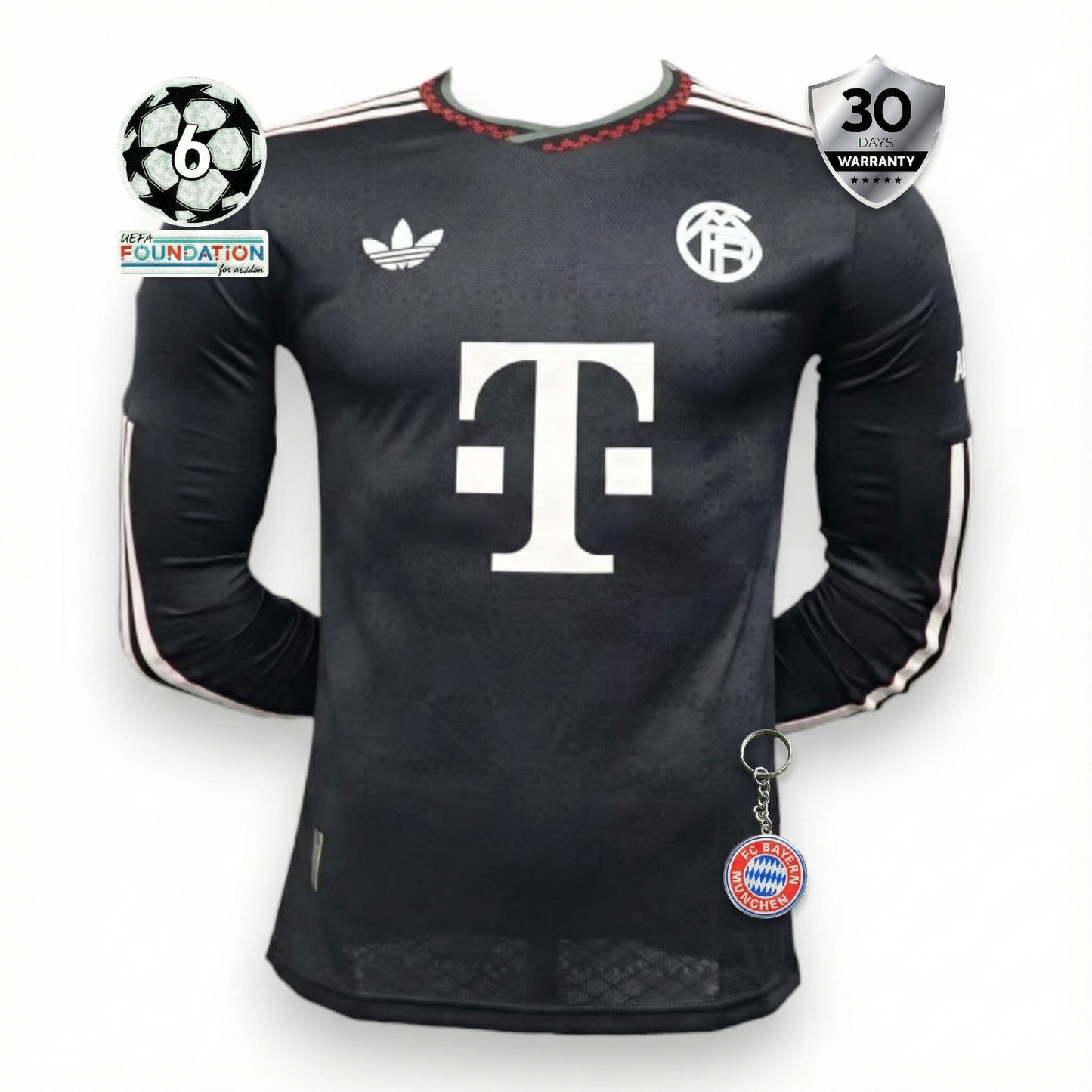 Bayern Munich Player Jersey Champions League 2025/26 - Long Sleeve