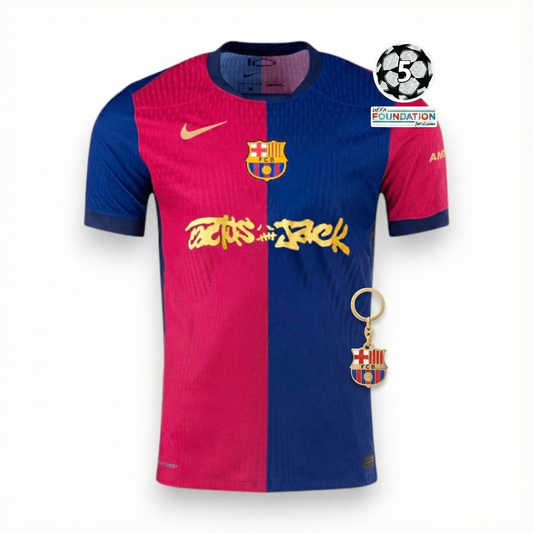 Barcelona Player Jersey Home X Travis Scott