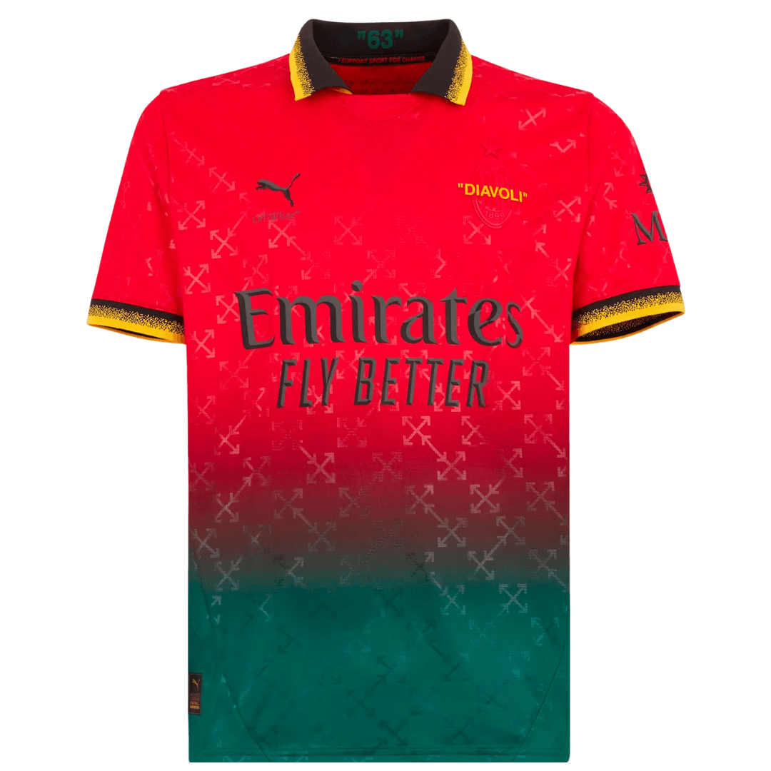 AC Milan x Off-White 24/25 - Red Jersey