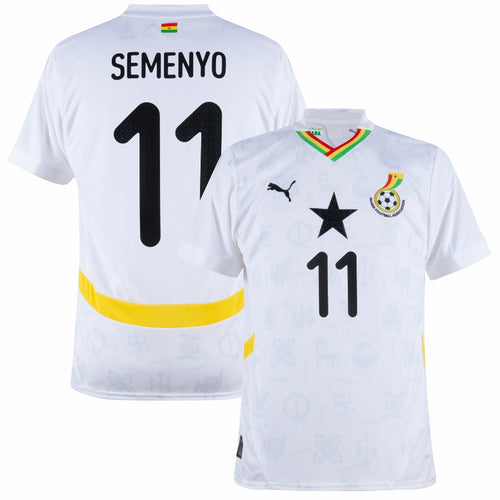Ghana Semenyo 11 Home Fan Jersey 2025/26