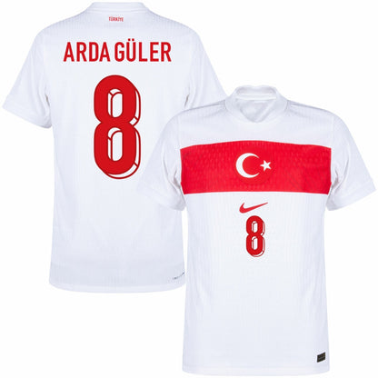 Turkey Arda Güler 8 Home Fan Jersey 2025/26