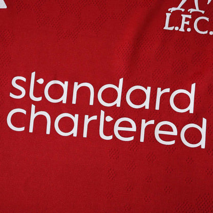 Liverpool Home Player Jersey 2025/26 - Long Sleeve