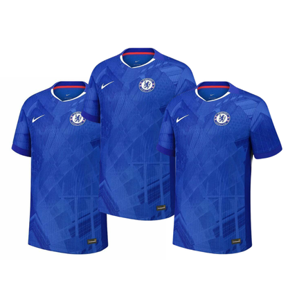 Chelsea 3-shirt set (Home kit, 25/26)for $109.90 + Free Shipping Worldwide