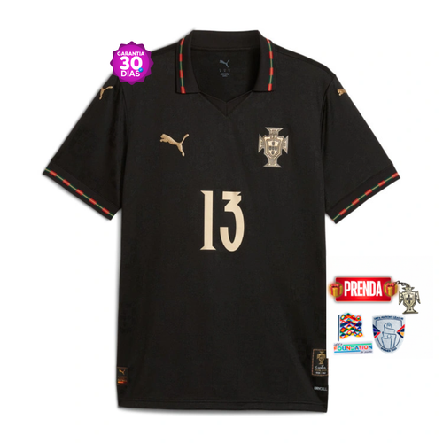 🔥 Edição Especial Pantera Negra Authentic – Camisola da Seleção de Portugal EUSÉBIO 2026/27! 🔥